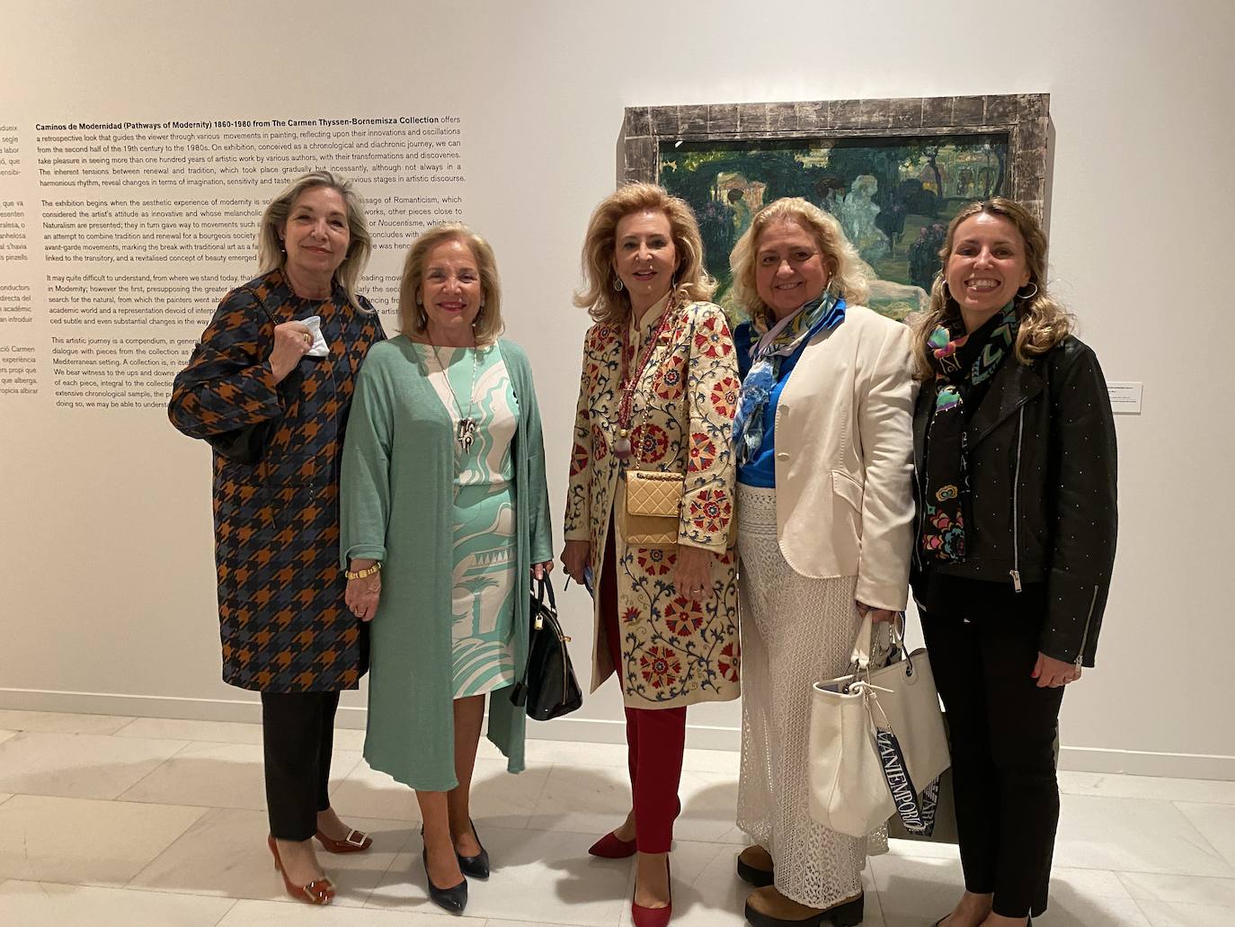 Blanca Martí, María José Navarro, Mayrén Beneyto, María José Ferrer San Segundo y Julia Climent.