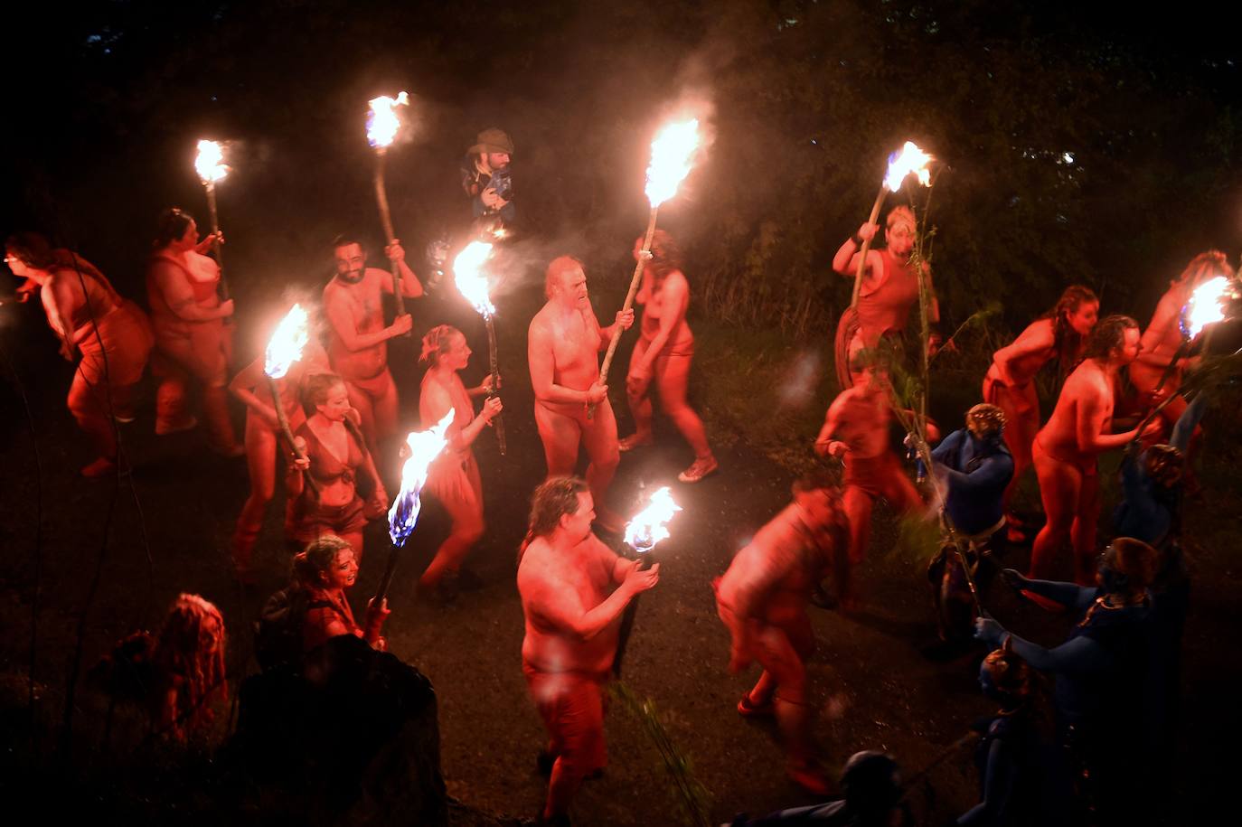 Fotos: Así es el Festival del Fuego de Beltane, el ritual que marca el inicio del verano