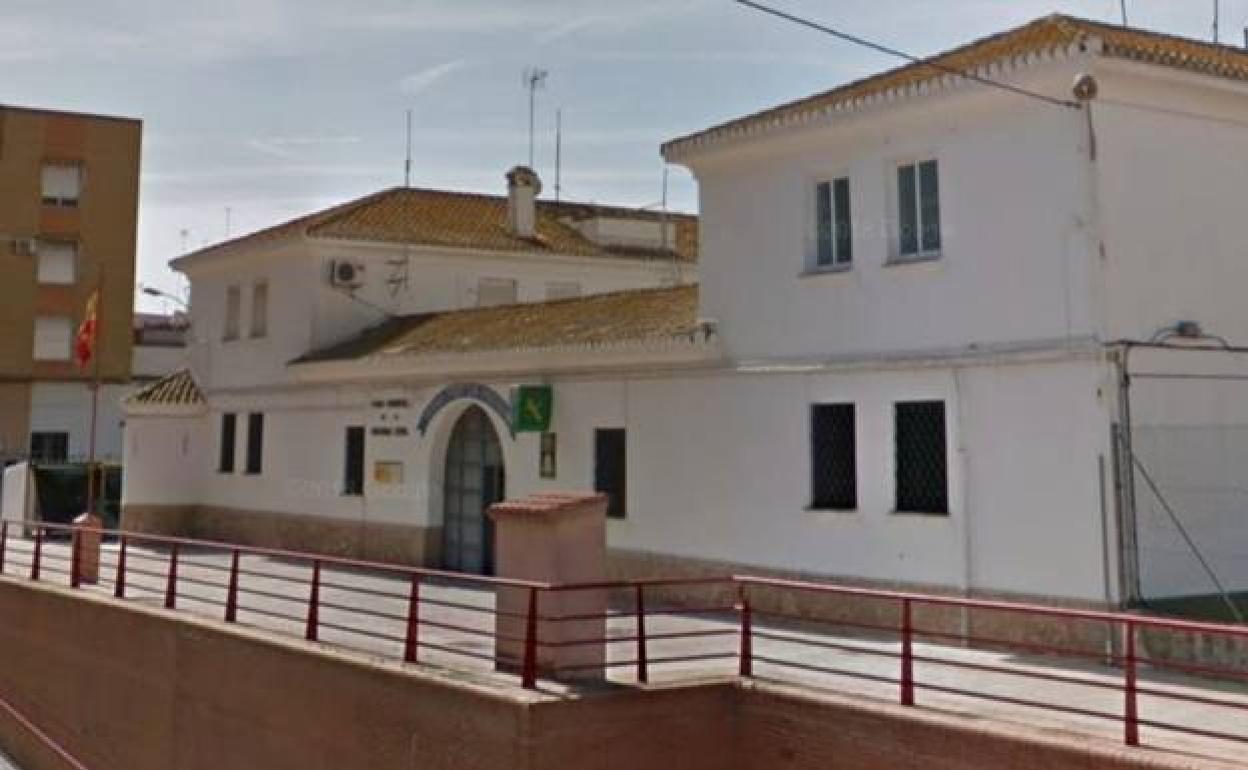 El cuartel de la Guardia Civil de Silla. 