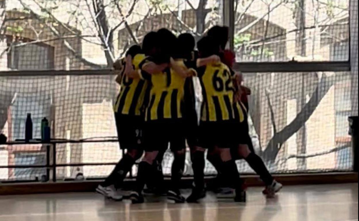 La unión del equipo infantil, clave para lograr el campeonato. 