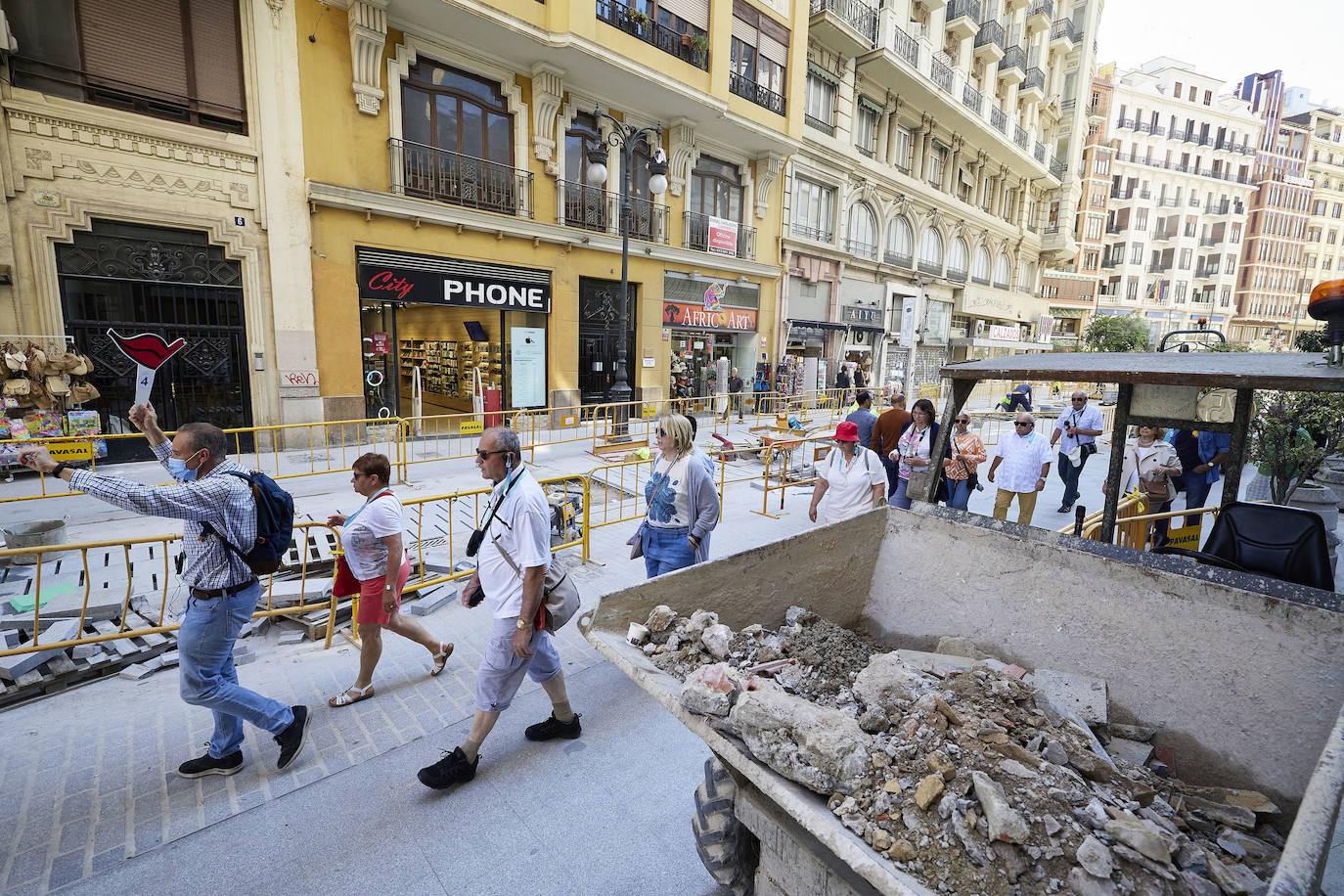 Fotos: Los cruceristas toman el centro de Valencia