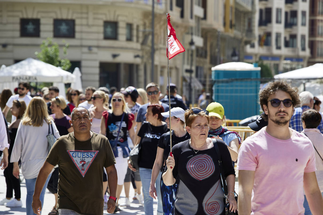 Fotos: Los turistas llenan el centro de Valencia