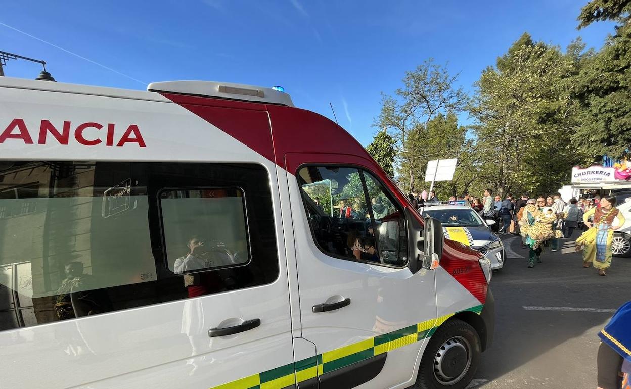 El accidente se ha producido en la calle Santa Rosa. 