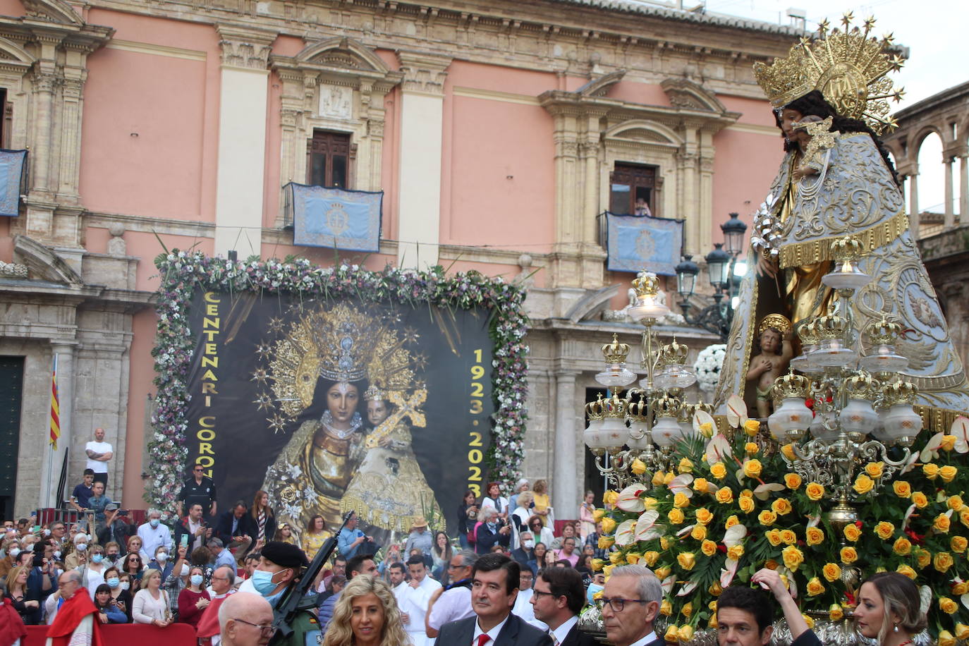 La patrona de Valencia vuelve a procesionar por el centro de la ciudad con dos cambios en el recorrido