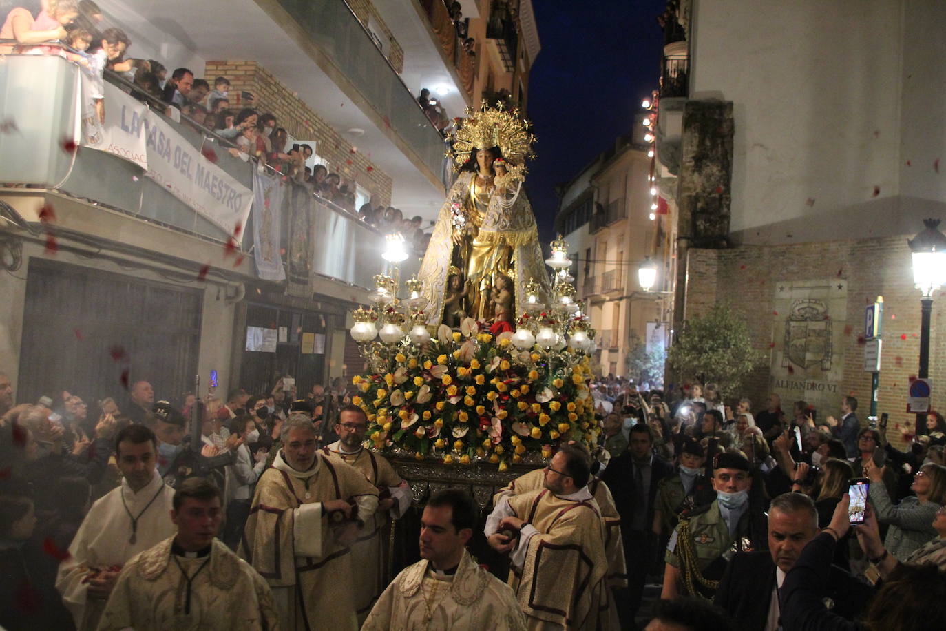 La patrona de Valencia vuelve a procesionar por el centro de la ciudad con dos cambios en el recorrido