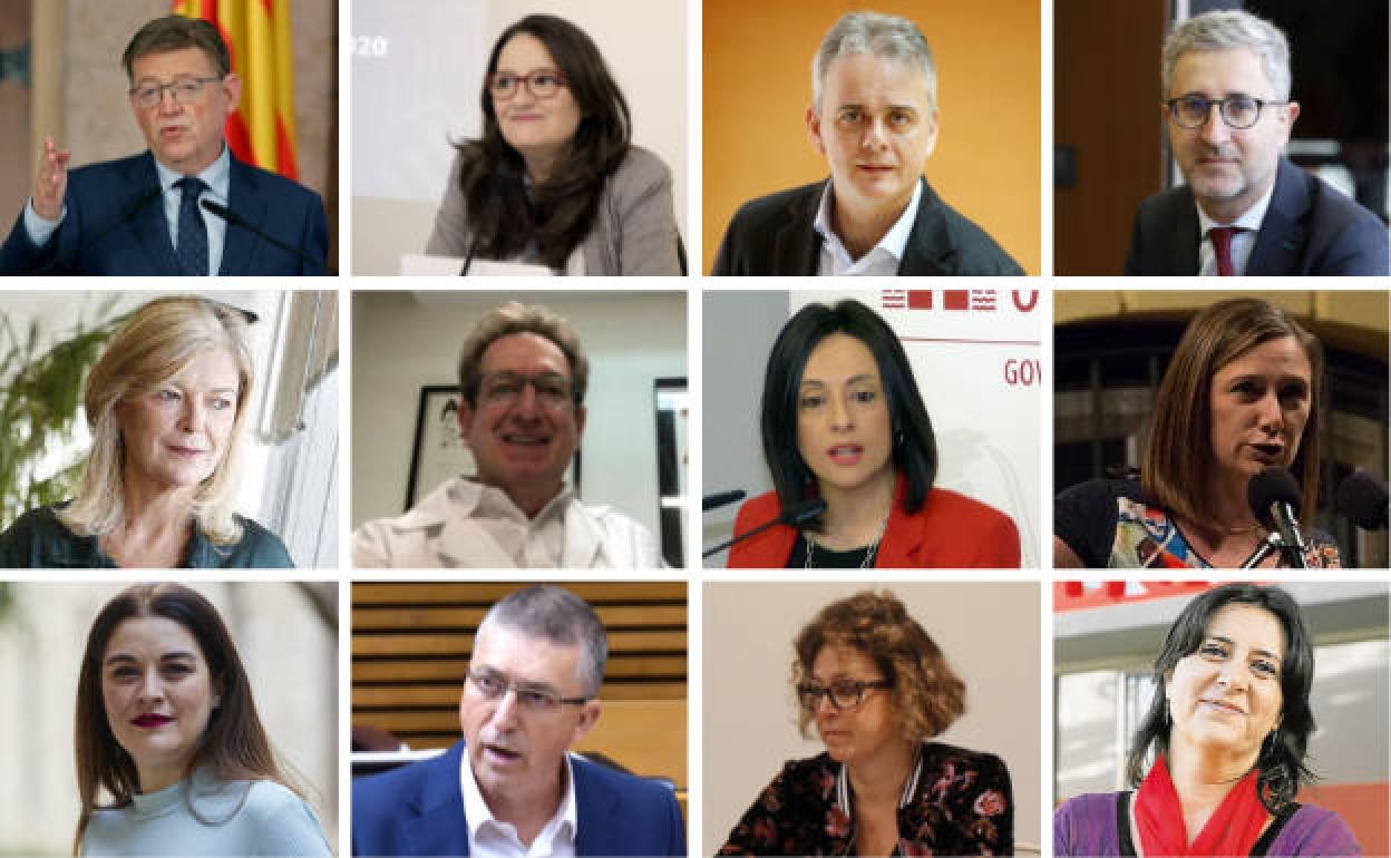 Los miembros del nuevo Consell. 