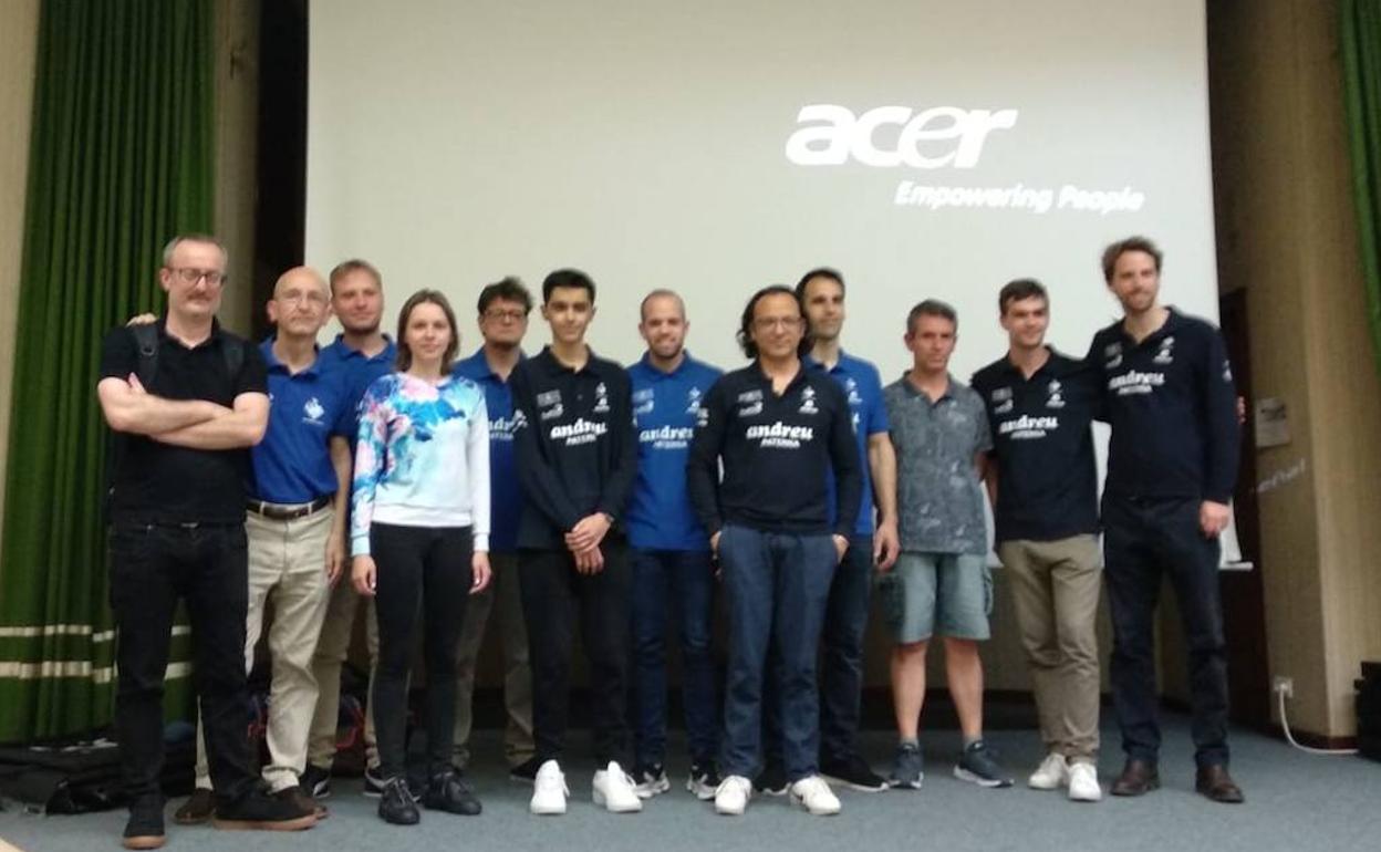 Los componentes del Club Ajedrez Andreu Paterna.  