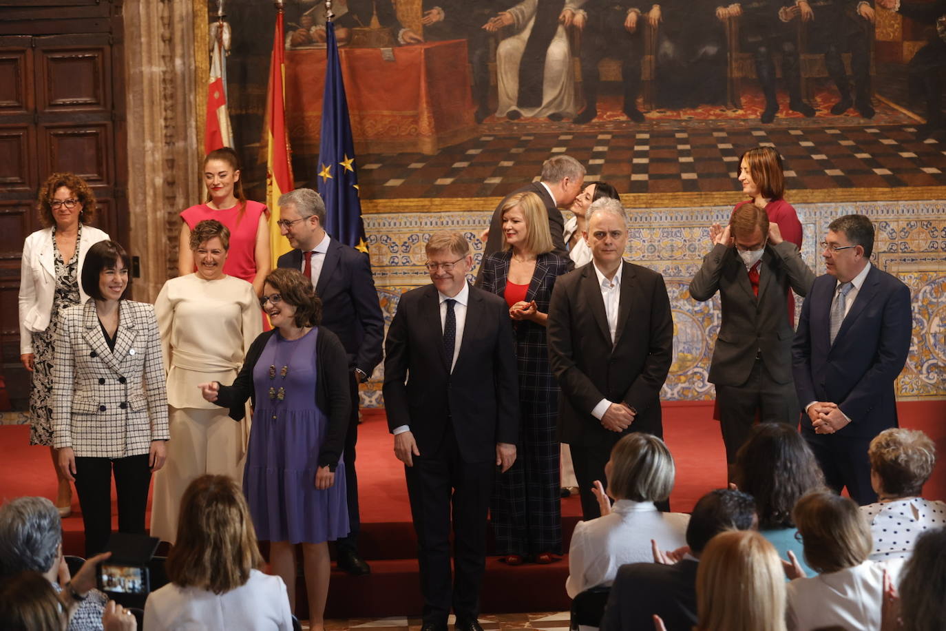 Los nuevos responsables de Educación, Sanidad, Hacienda, Política Territorial e Innovación acceden a sus cargos tras la remodelación del Consell realizada por el presidente de la Generalitat, Ximo Puig.