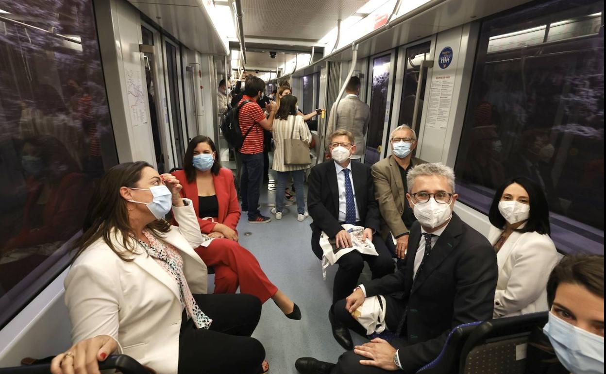 Línea 10 metro de Valencia: el viaje inaugural, en directo