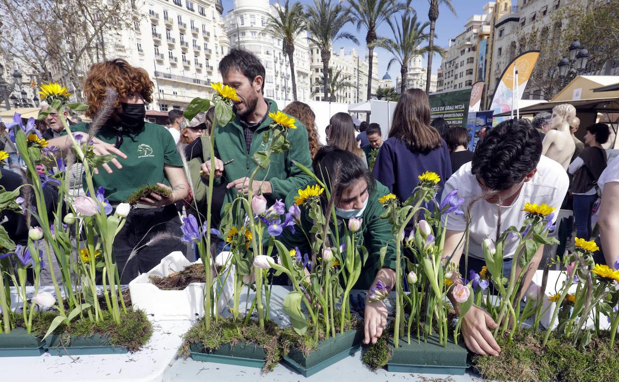 Feria de la FP organizada en Valencia para dar a conocer la oferta formativa de la Comunitat. 