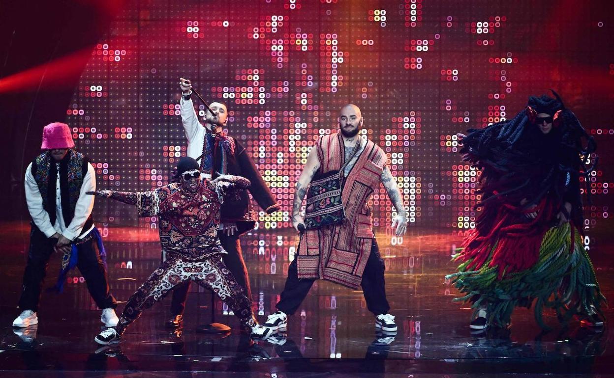 Kalush Orchestra, los representantes de Ucrania en Eurovisión. 