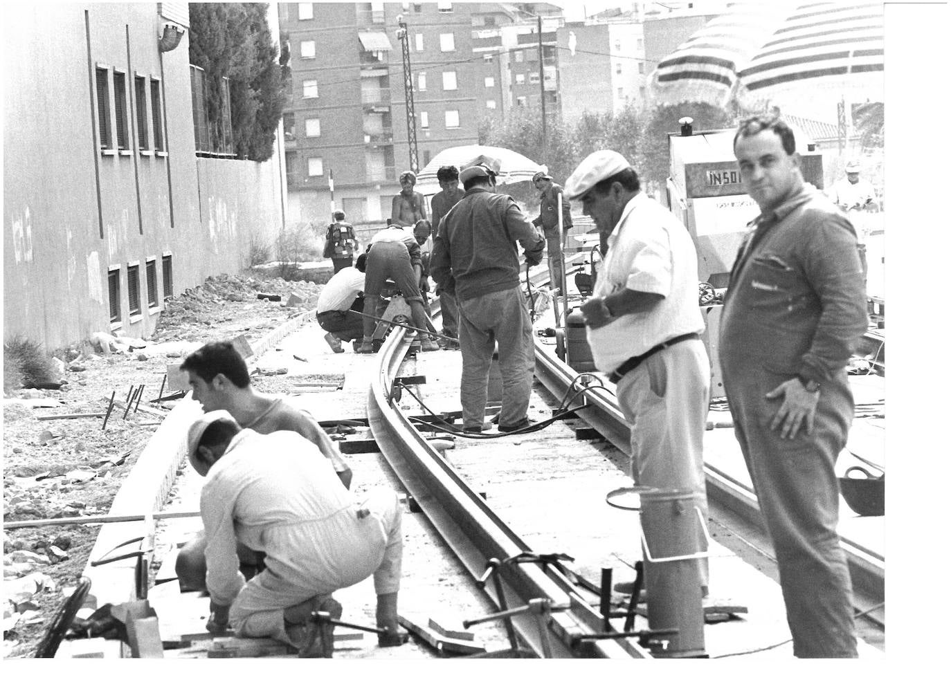 Fotos: Así se construyeron las antiguas líneas de metro de Valencia