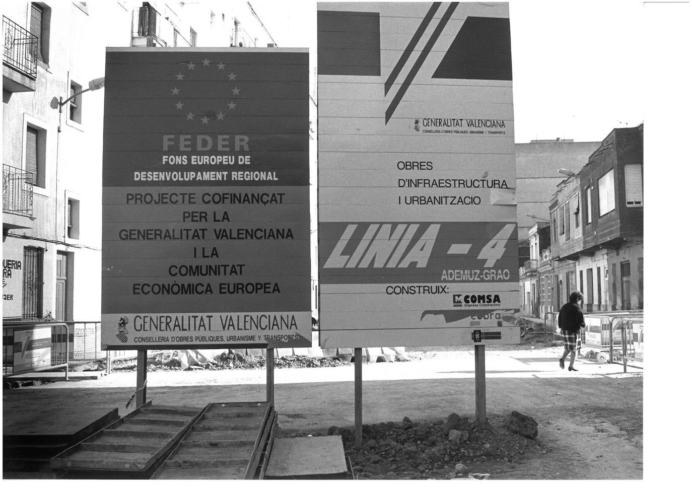 Fotos: Así se construyeron las antiguas líneas de metro de Valencia