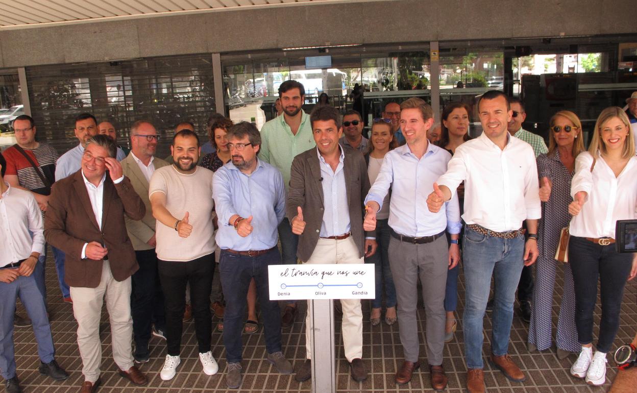 El presidente popular en el acto celebrado en Gandia. 