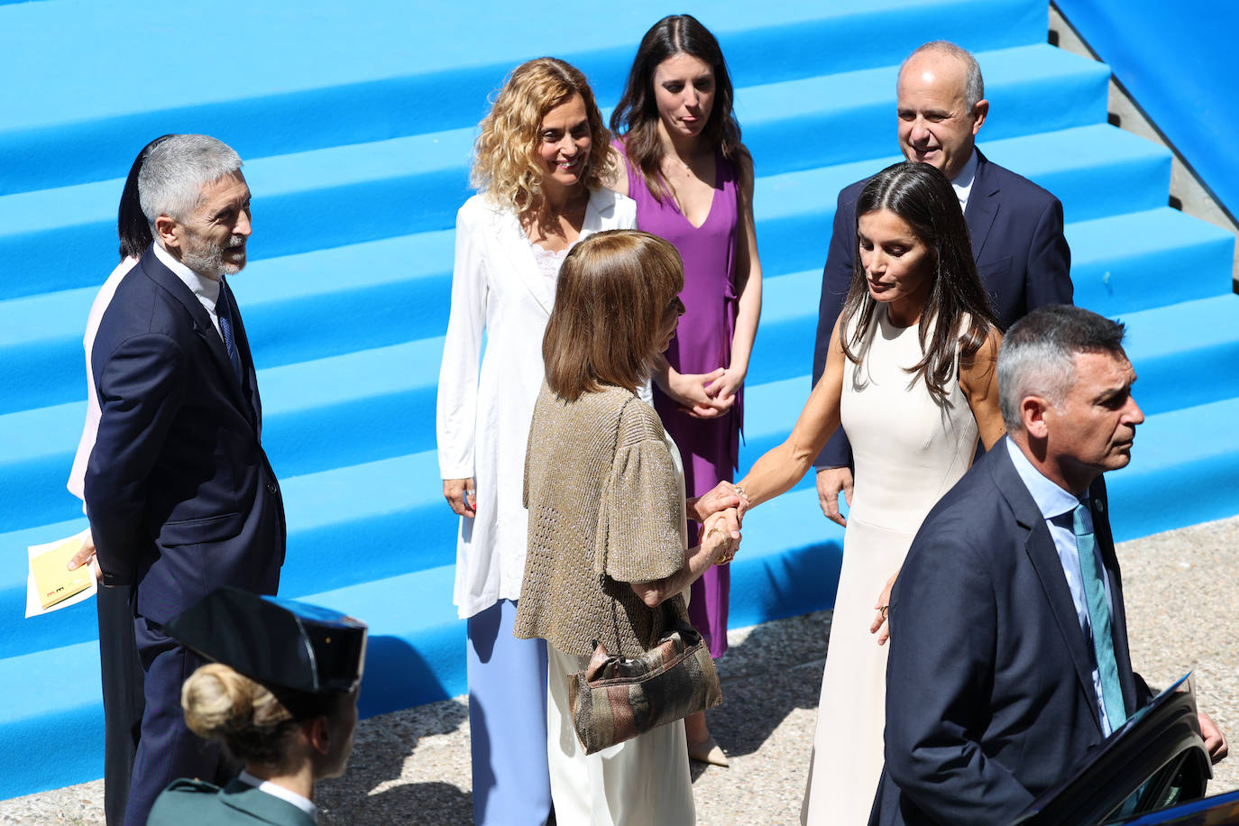 Fotos: Letizia rescata uno de sus vestidos favoritos de Pedro del Hierro
