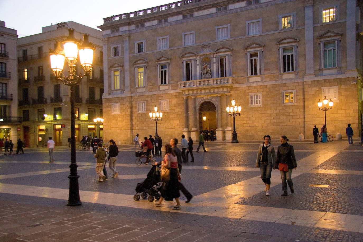 Plaza San Jaime, Barcelona.