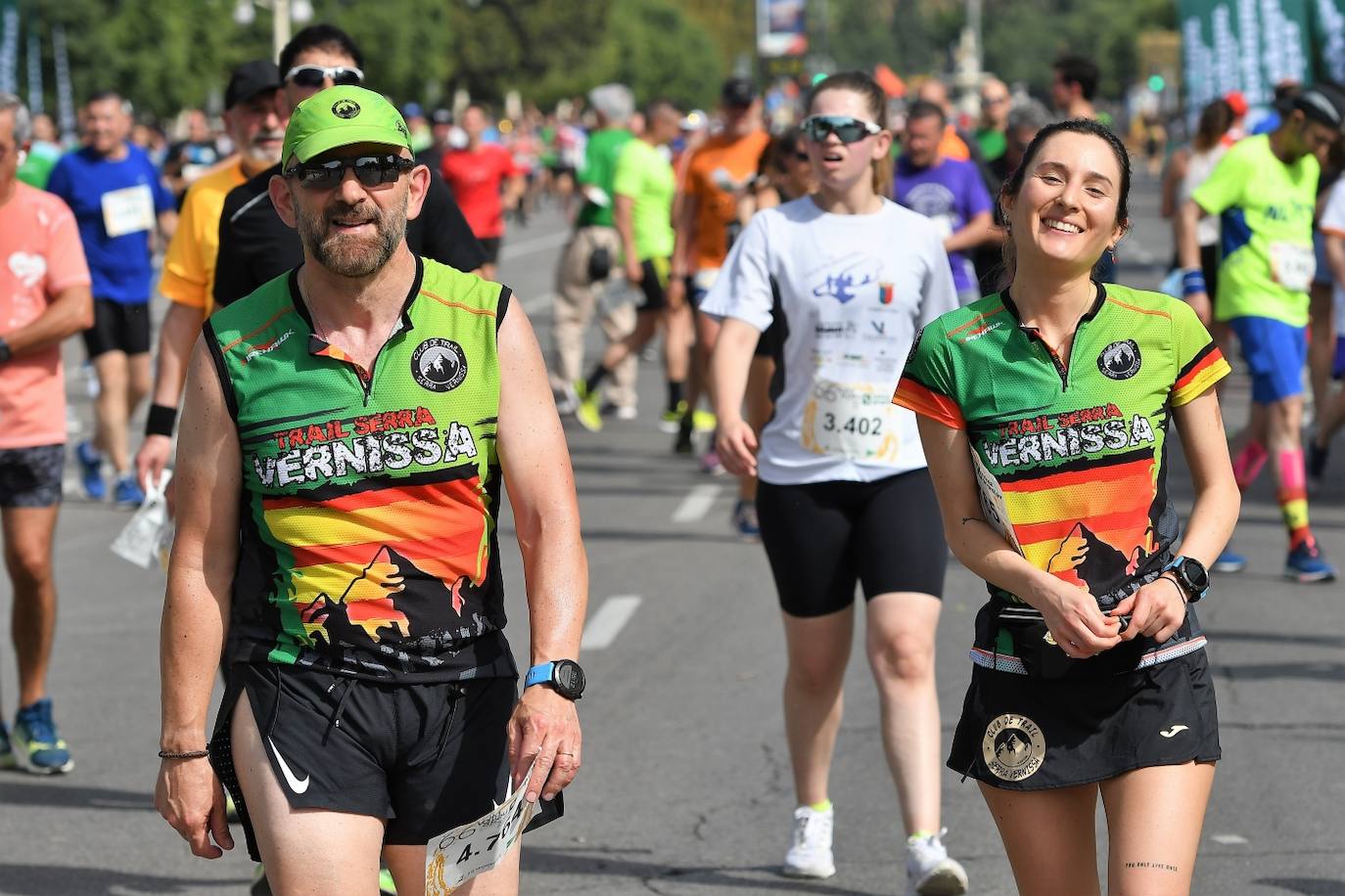 Miles de personas participan en una de las pruebas más esperadas del calendario de carreras populares en Valencia