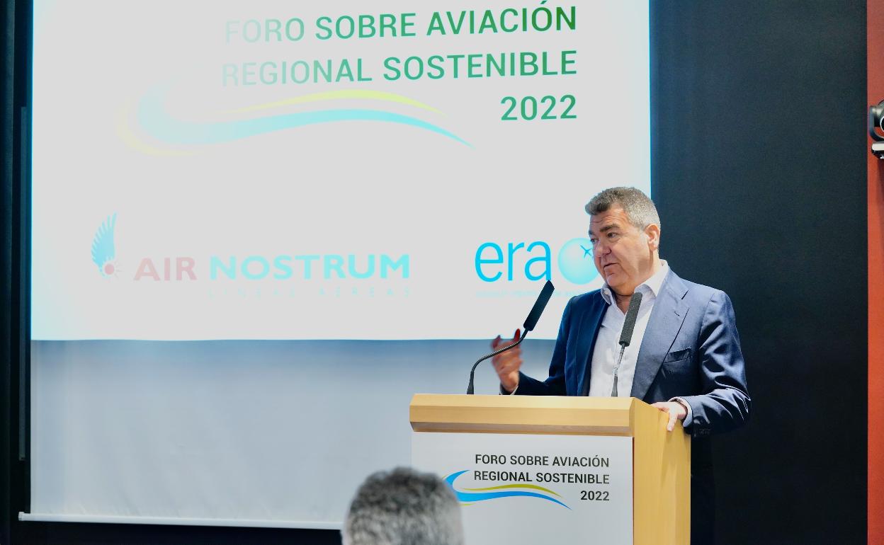 El presidente de Air Nostrum, Carlos Bertomeu.