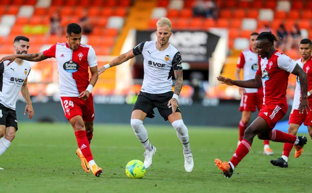 Partido del Valencia CF contra el Celta de Vigo. 