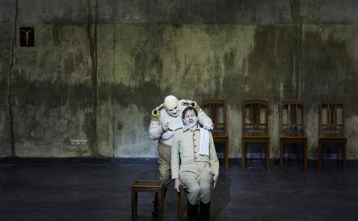 Ensayo de 'Wozzeck', en la sala Principal. 