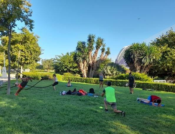 Entrenamiento grupal con Jose María 