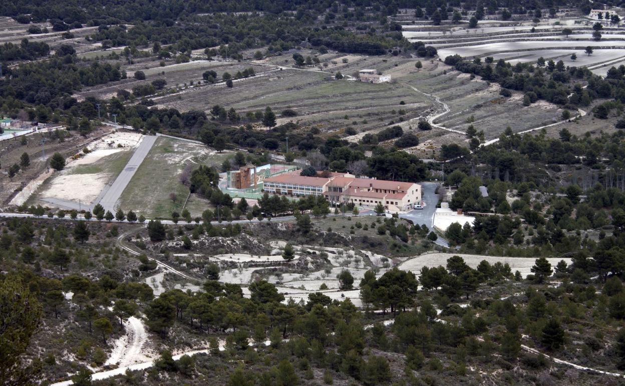 Vista aérea de Xorret de Catí. 