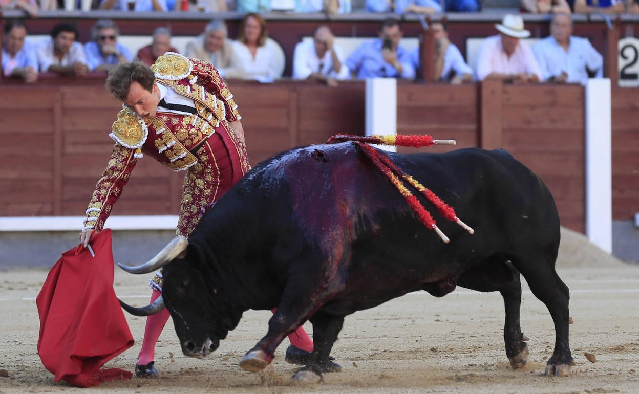 Román, en Las Ventas. 