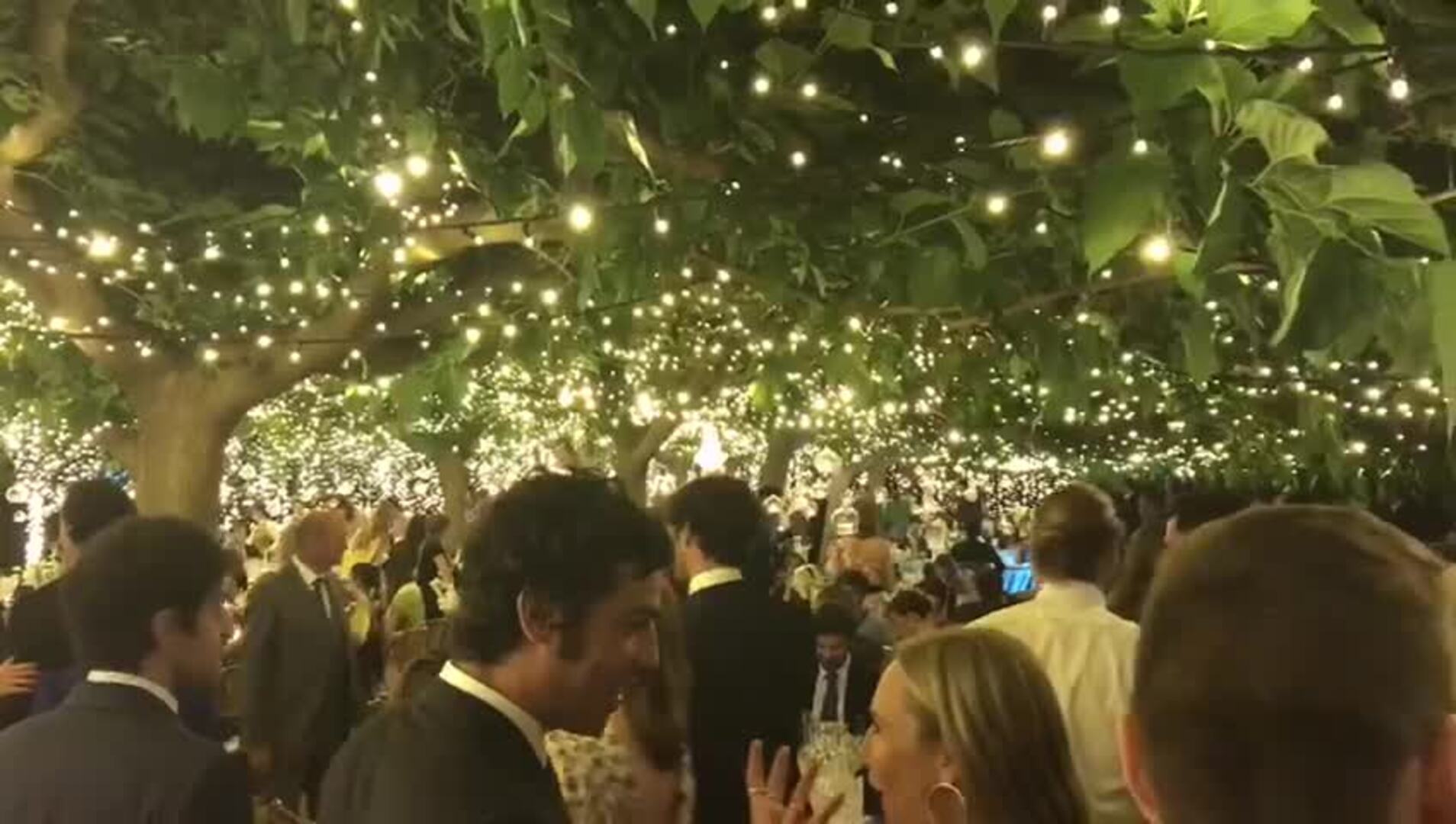 Así ha sido el interior del convite de la boda de Marta Lozano y Lorenzo Remohí