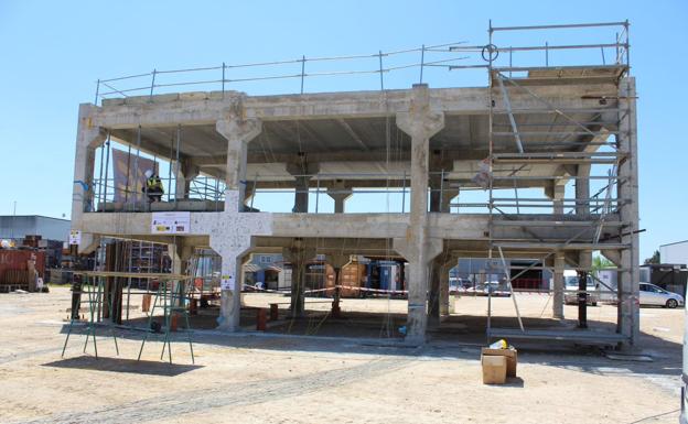 Edificio-probeta construido para la investigación.