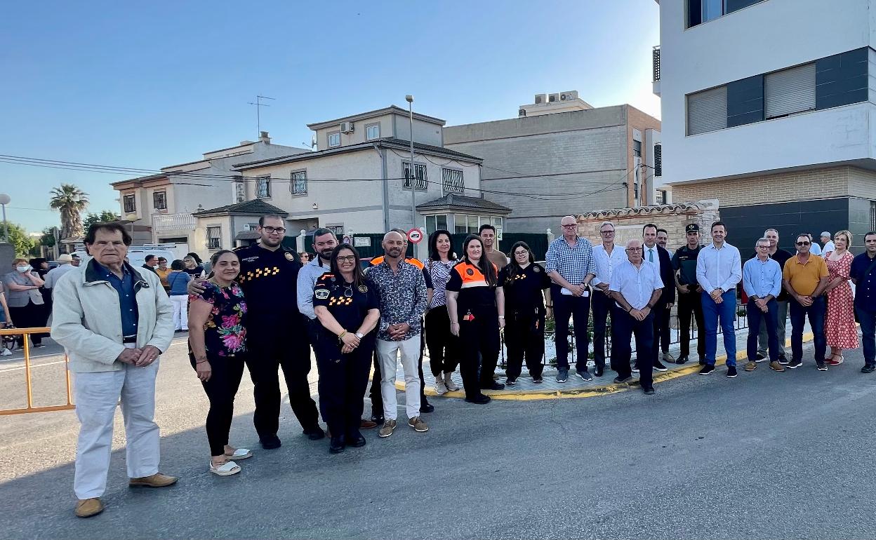 Acto en recuerdo de las víctimas en Sollana. 