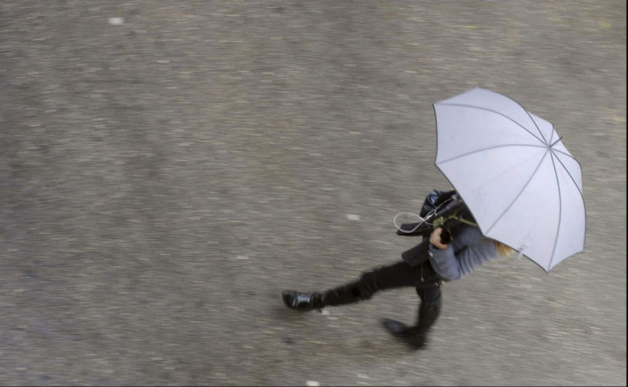 Lluvia en Valencia.