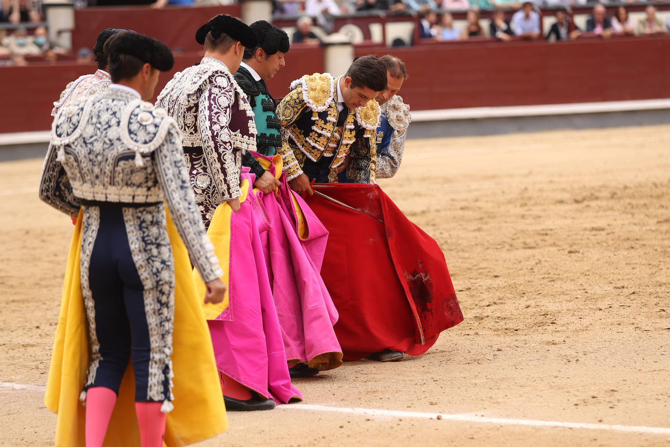 Cogida de Rafael González en Las Ventas. 