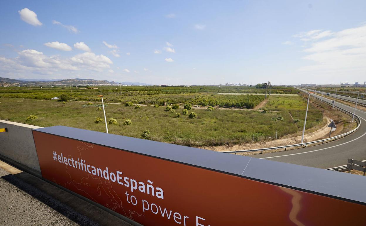 Terrenos donde se ubicará la gigafactoría de baterías de Volkswagen. 