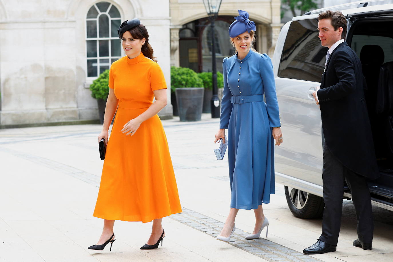 Las princesas Eugenie y Beatriz. 