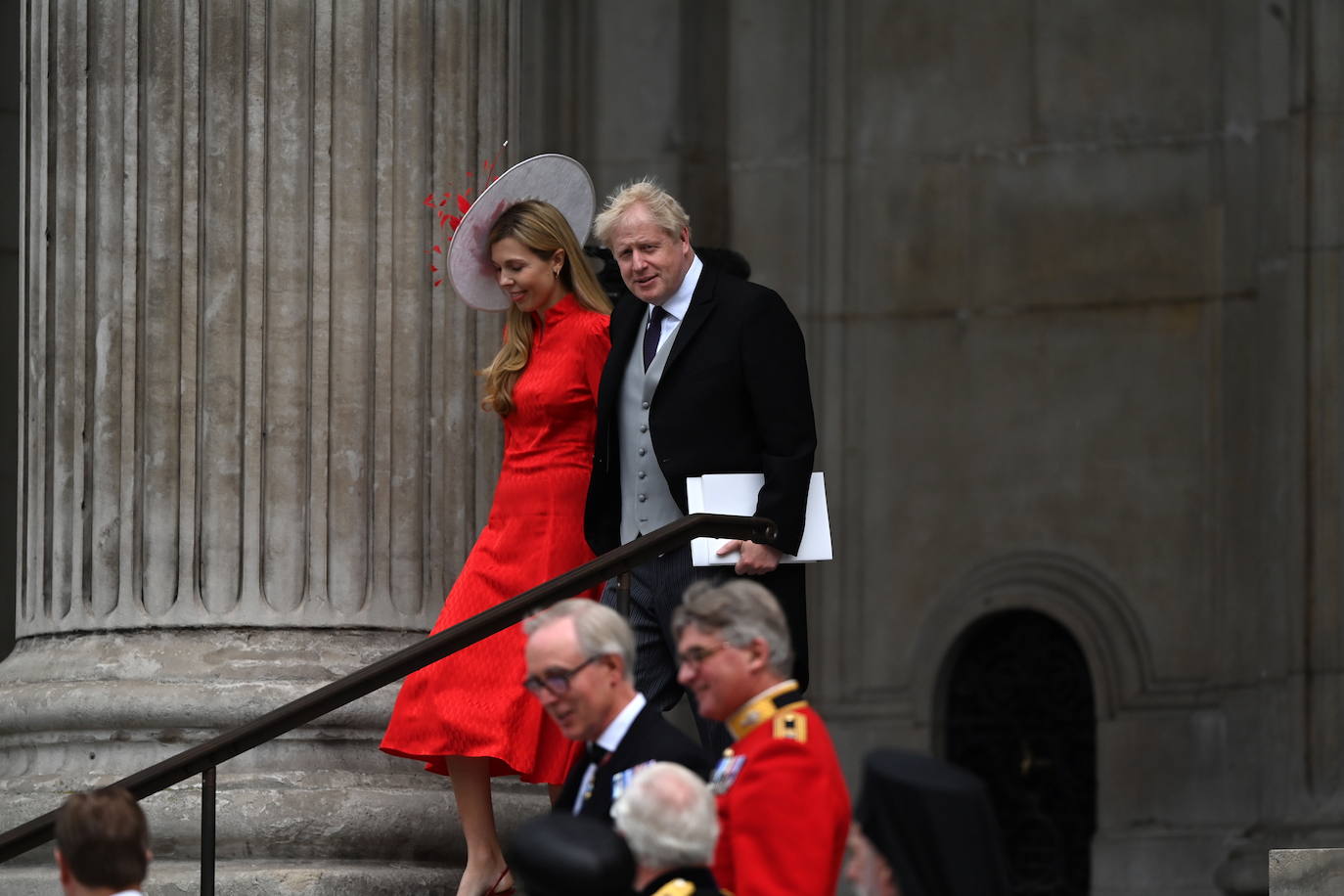 Boris Johnson y su esposa Carrie Johnson.