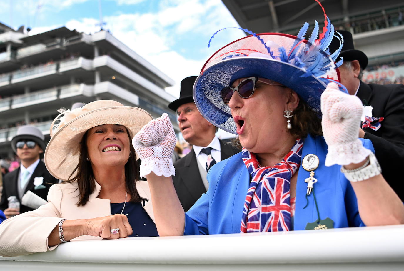 Fotos: Duelo de pamelas y tocados en el legendario Derby de Epsom