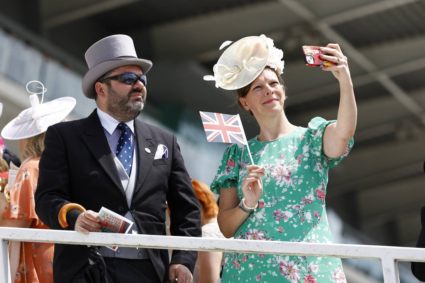 Fotos: Duelo de pamelas y tocados en el legendario Derby de Epsom