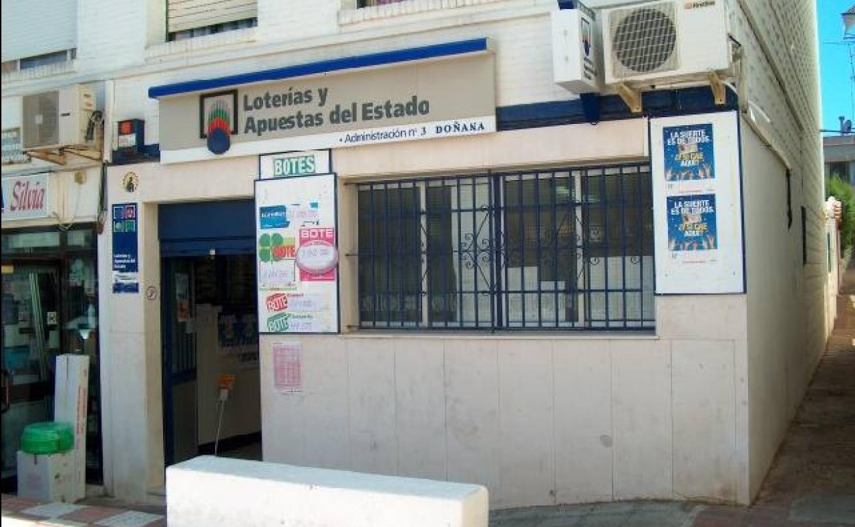 Punto de venta en Matalascañas. 