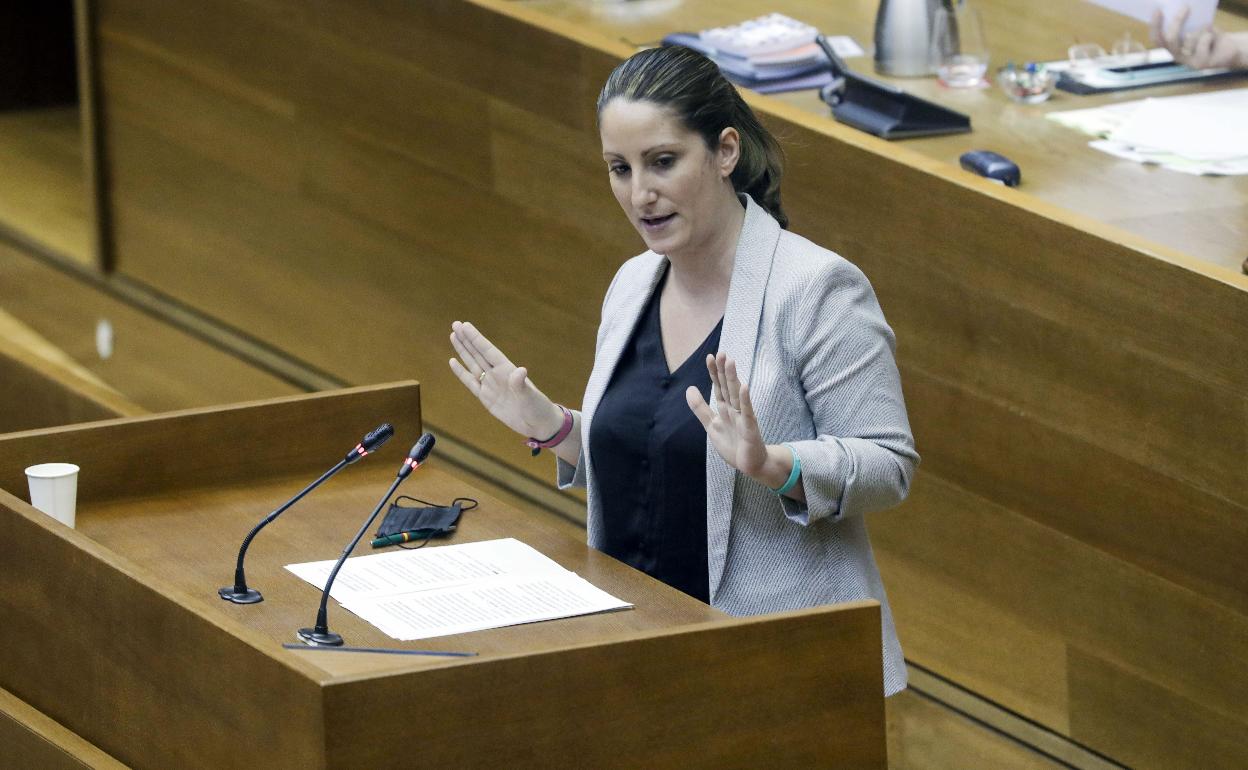 La síndica de Vox en Les Corts Ana Vega. 