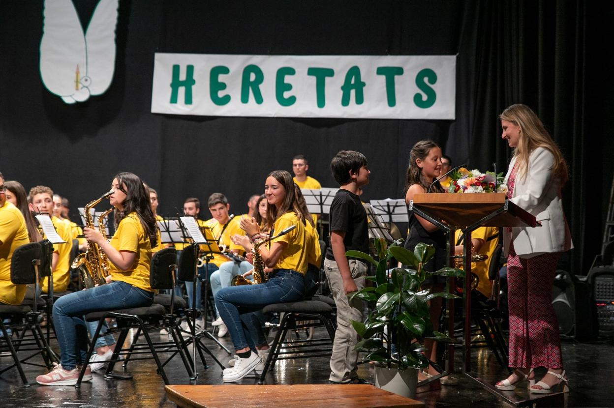 Acto de conmemoración del aniversario de Heretats. LP