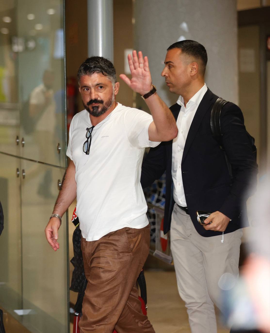 Fotos: Gattuso aterriza en Valencia