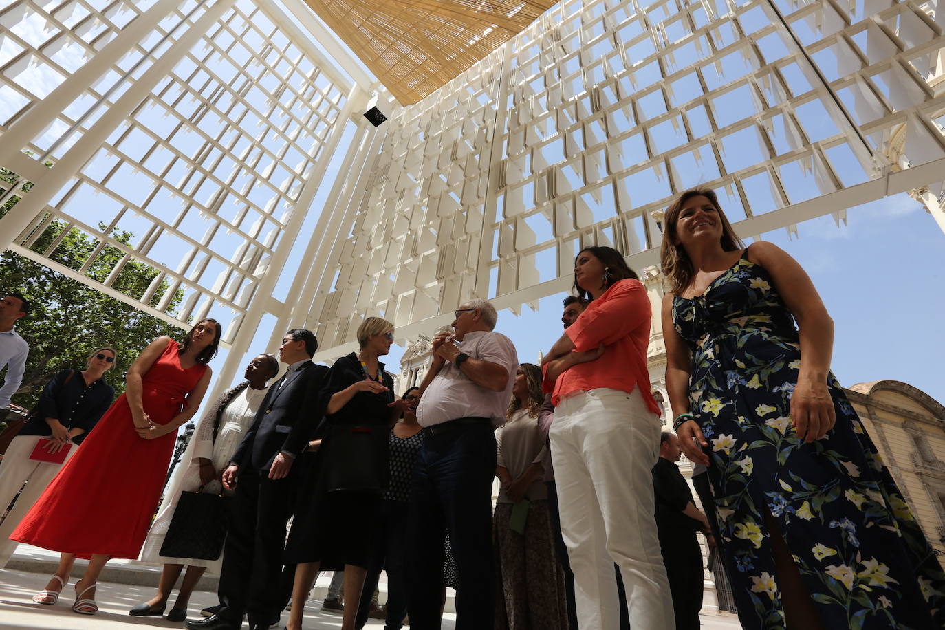 Fotos: Así es el Ágora de la plaza del Ayuntamiento de Valencia