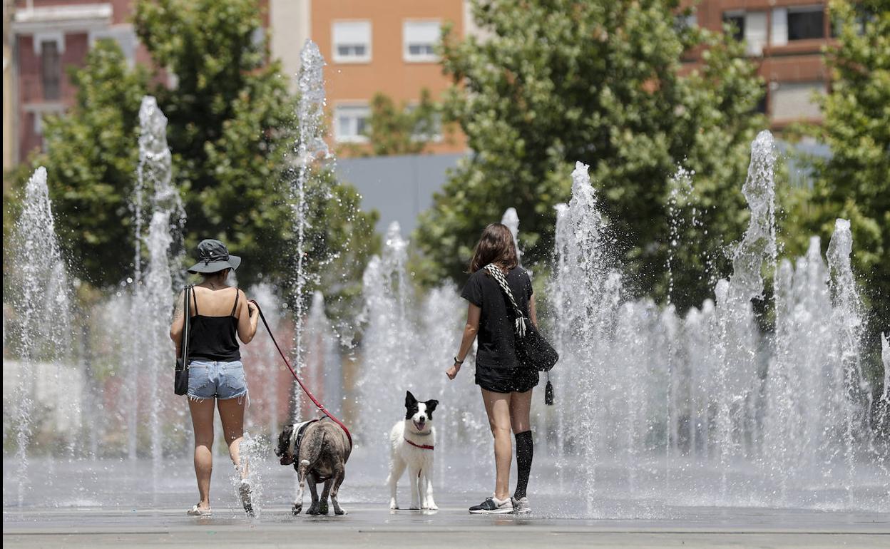 La ciudad de Valencia ha rozado los 35º. 