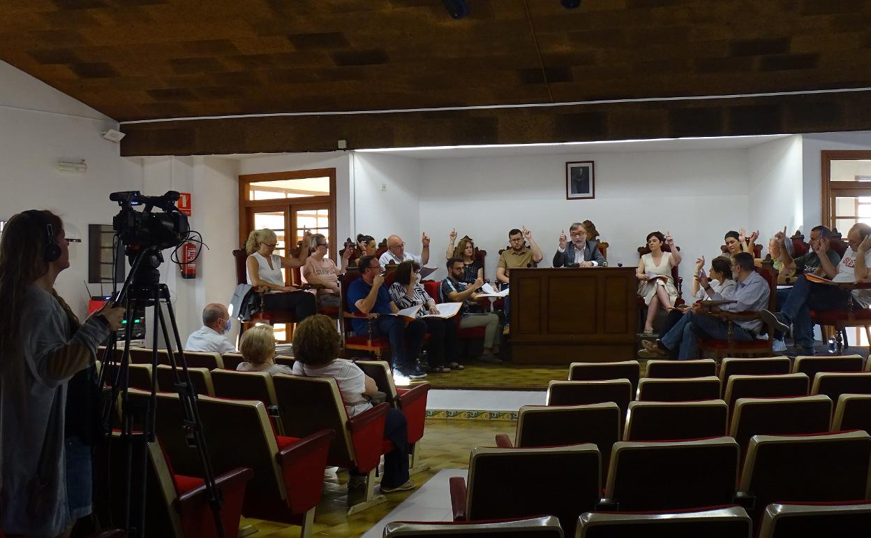 Pleno del Ayuntamiento de l'Alcúdia. 