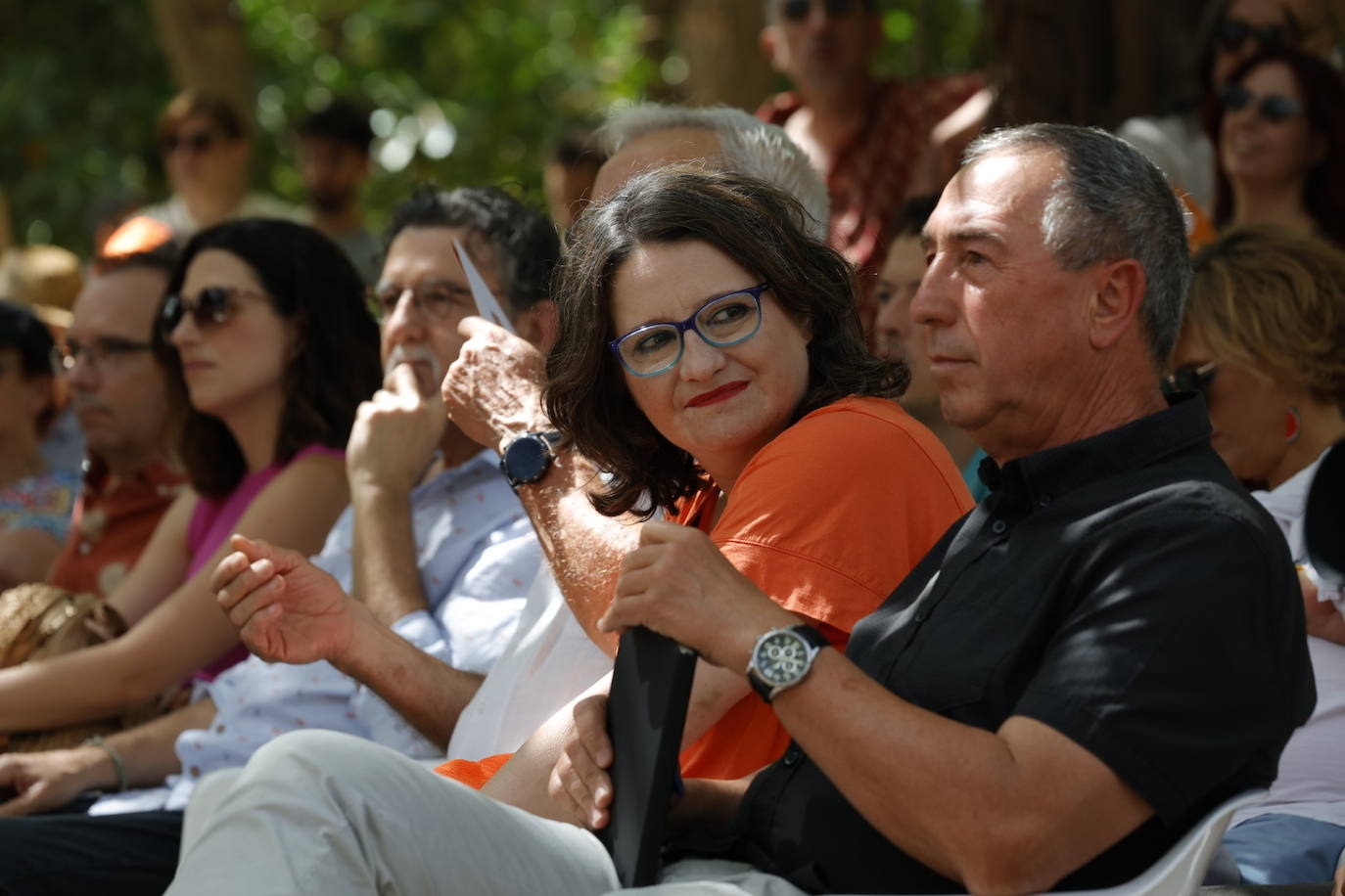 Fotos: Primer acto de partido de Compromís tras la imputación de Oltra