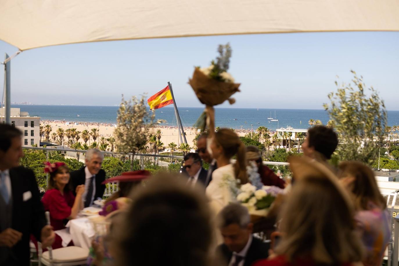 Vista de la playa desde el edificio de Veles e Vents.