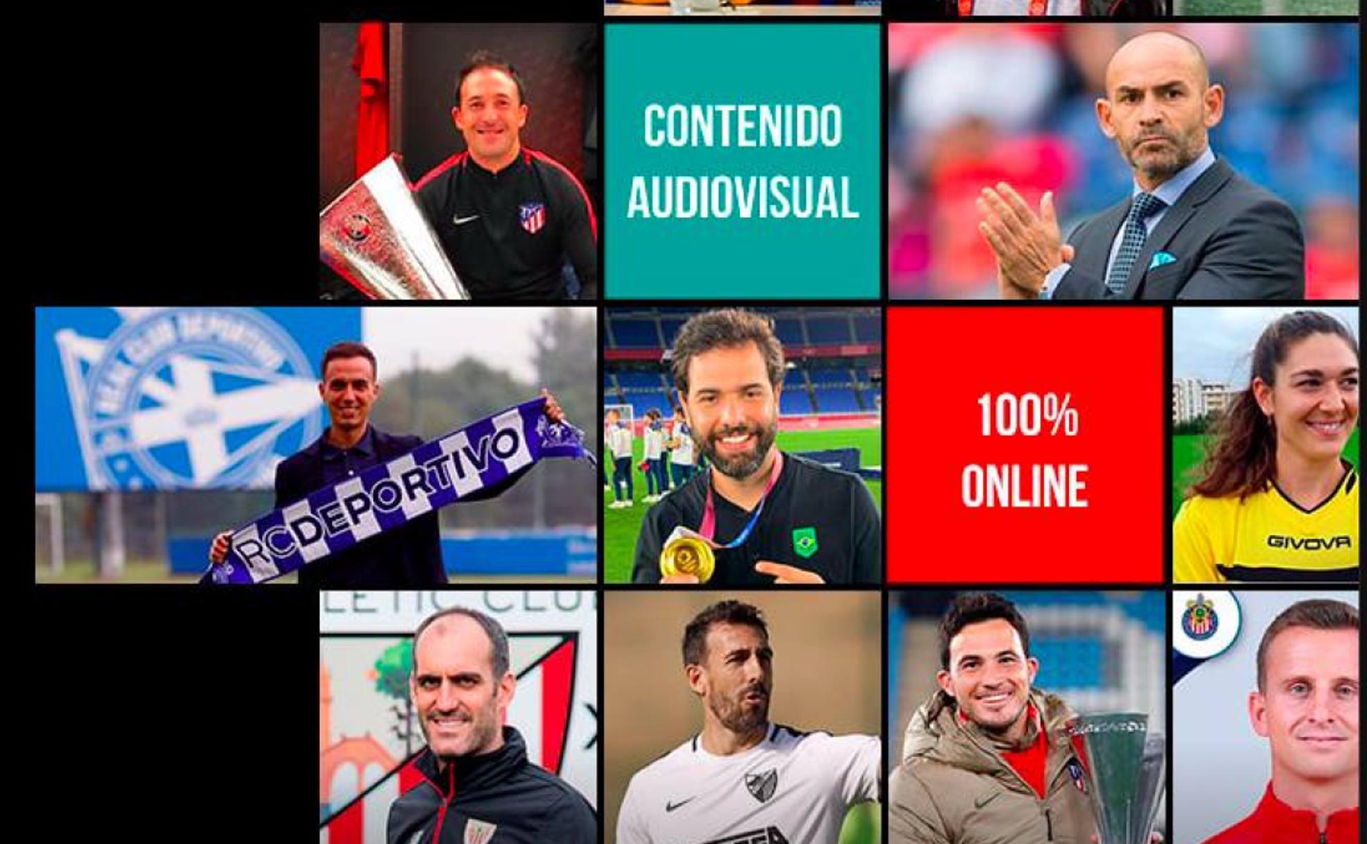 Algunos de los profesionales encargados de impartir los cursos de Construyendo Fútbol. 