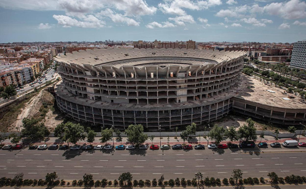 Imagen del nuevo Mestalla.