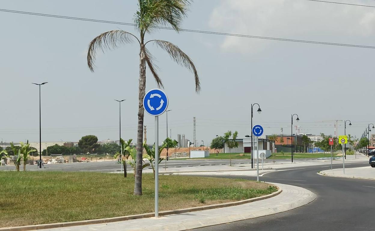 El nuevo acceso que se ha abierto en el municipio. 