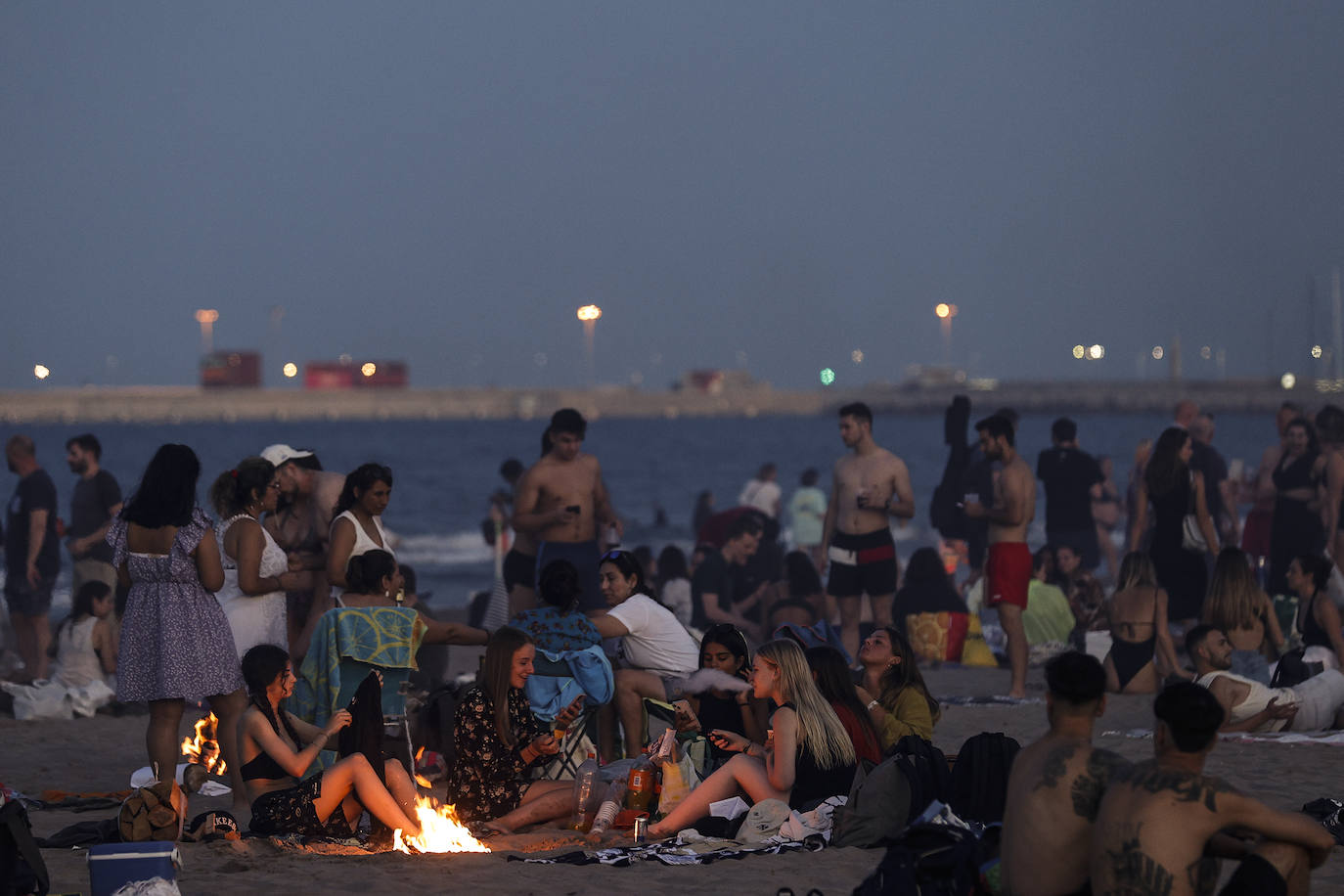 Fotos: La Noche de San Juan 2022 en Valencia